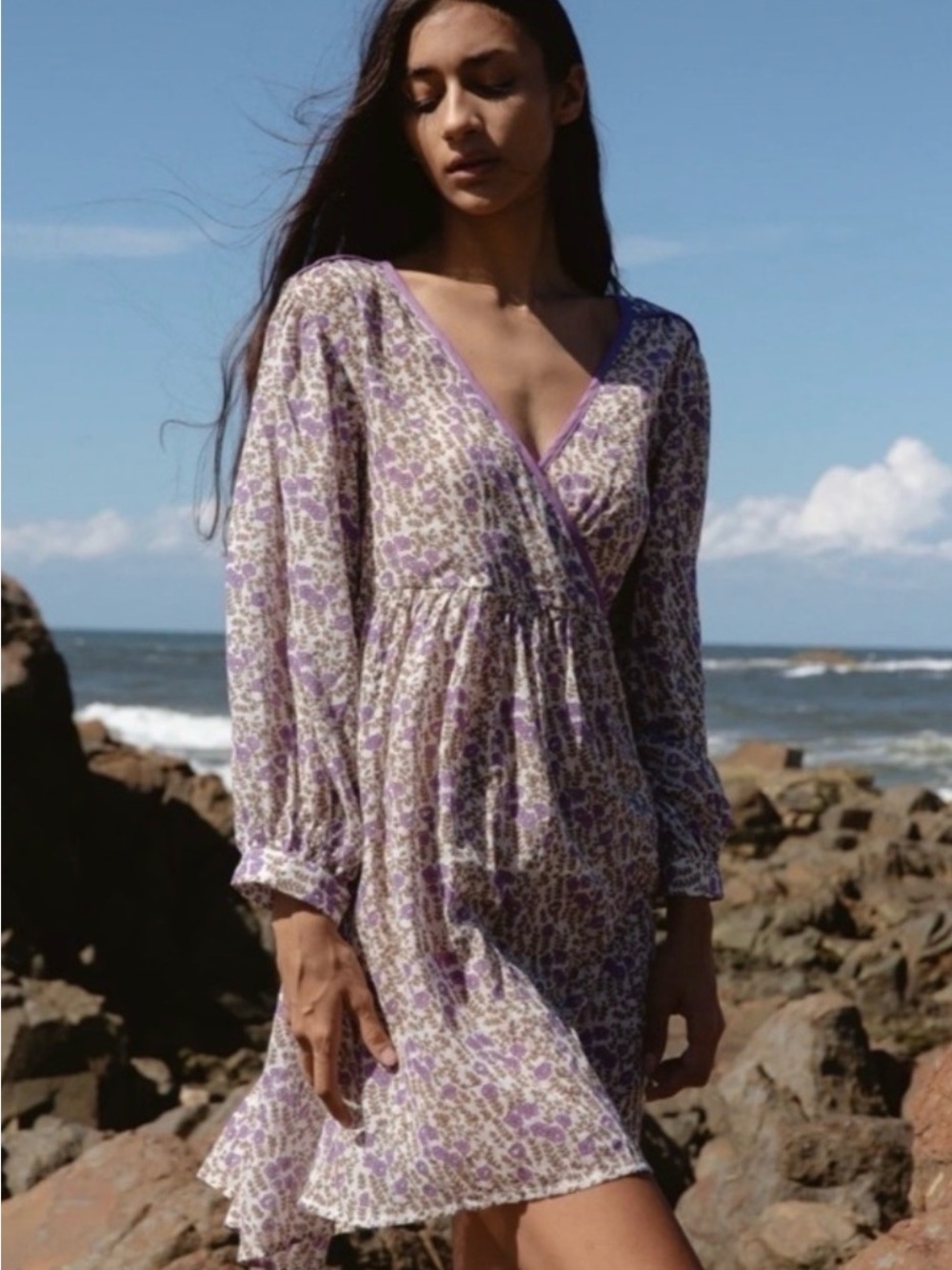 NWT Daughters of India Binita Mini Dress Size Large